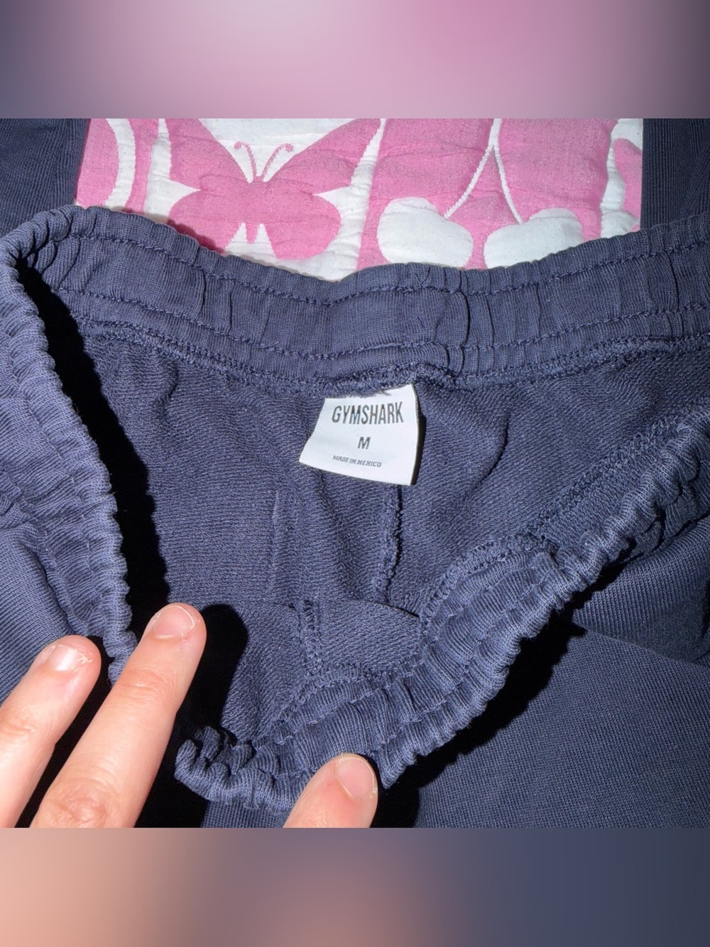Gymshark Kettlebell Cutie Blue Sweatpants - Picture 5 of 7